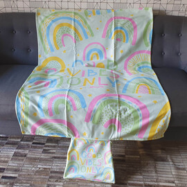 MANTA POCHOCLERA / DE VIAJE - POLAR PREMIUM - PERSONALIZADA